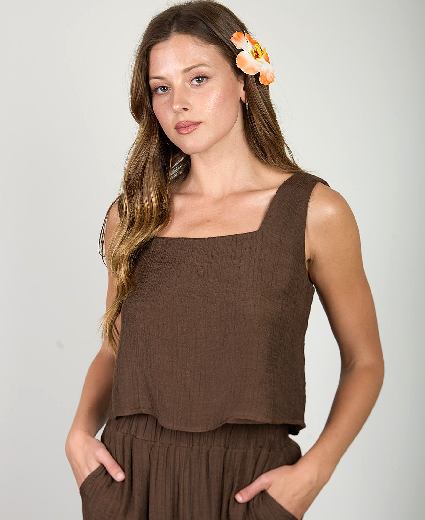 Ceres Textured Tank – Asst. Colors – Daisy Shoppe - cute clothes