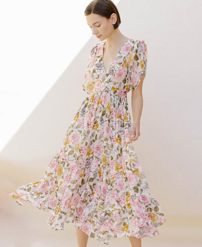 floral dress on girl