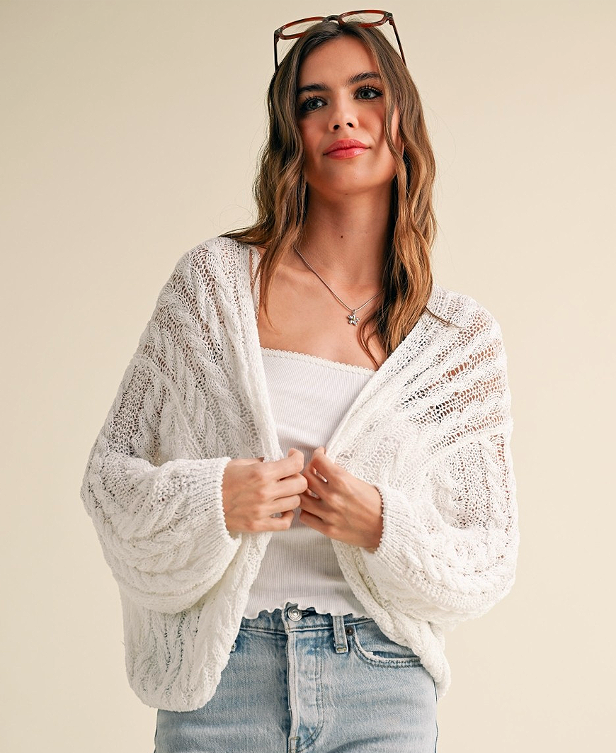 期間限定　flare cable cardigan☆ 期間限定 flare cable cardigan☆ 【公式通販】