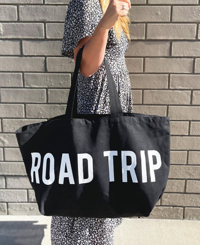 oversized tote road trip
