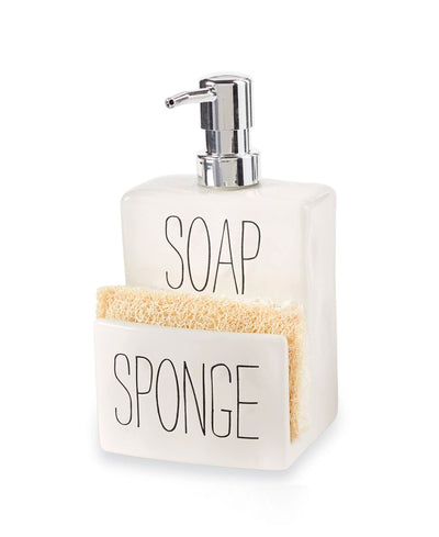 soap dispenser and sponge holder