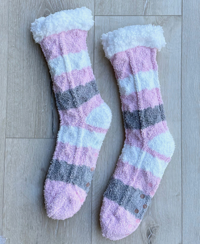 pink slipper socks