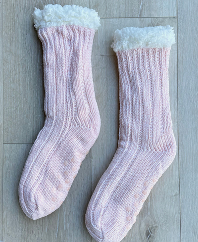 pink slipper sock