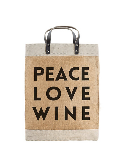 wine tote bag