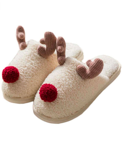 slippers deer shape