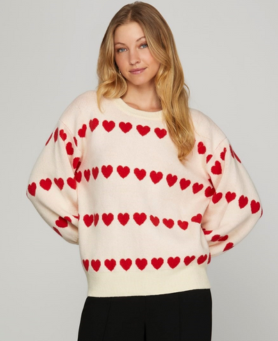 heart sweater