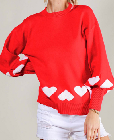 heart sweater