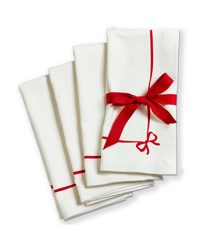 bow napkin set