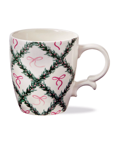 xmas bow mug