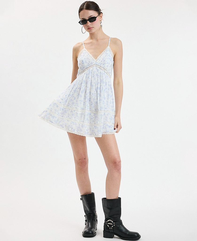 blue poppy mesh dress Blue Poppy Aria Mesh Dress