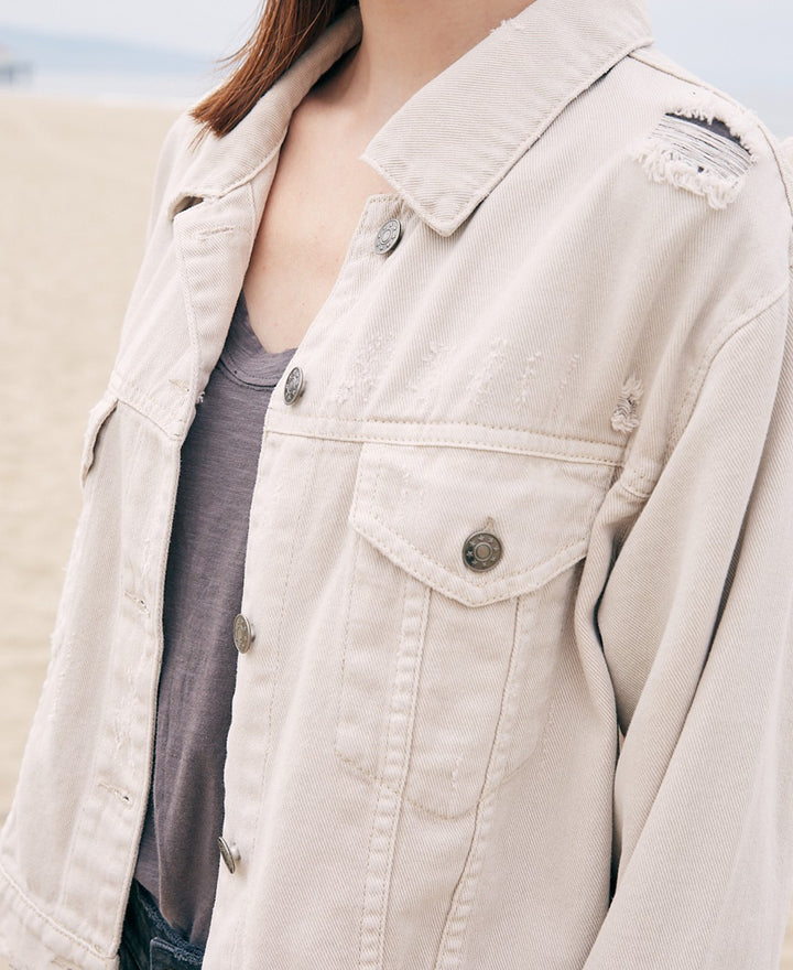 ジャケット GLOWNY BONES DENIM JACKET 2colors MUSINSA | GLOWNY BONES DENIM JACKET (LAVENDER GRAY)