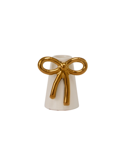 bow candleholder