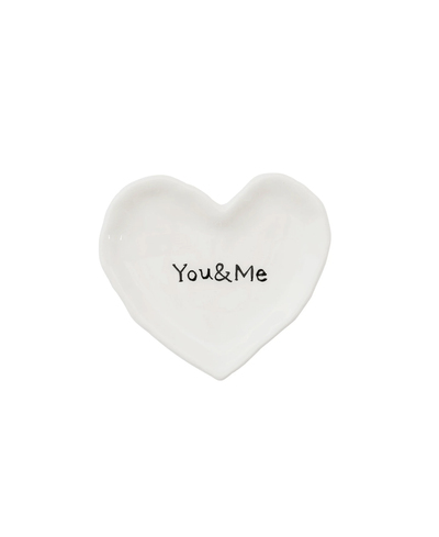 you and me ring dish