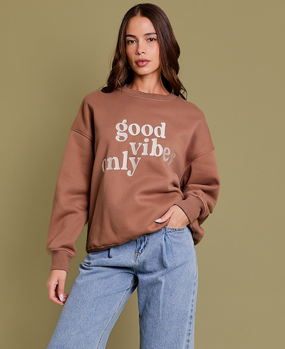 good vibes crewneck