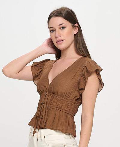 brown top