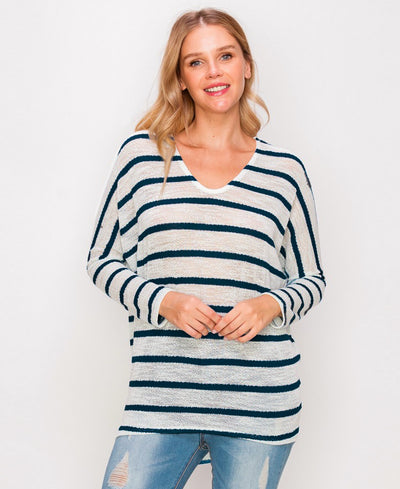 front of stripe top