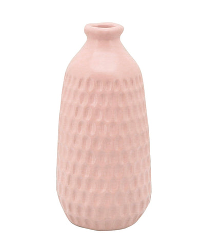 pink vase with dimple