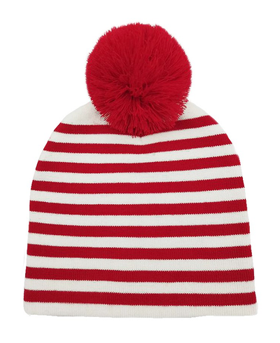red stripe beanie