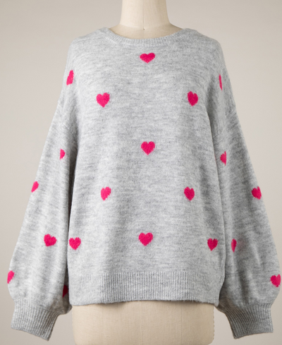 heart sweater