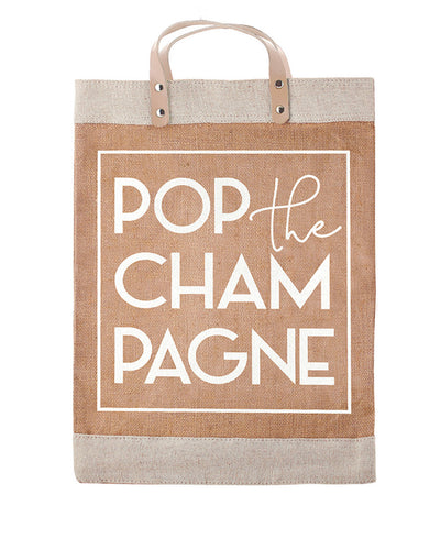 Pop The Champagne Tote Bag