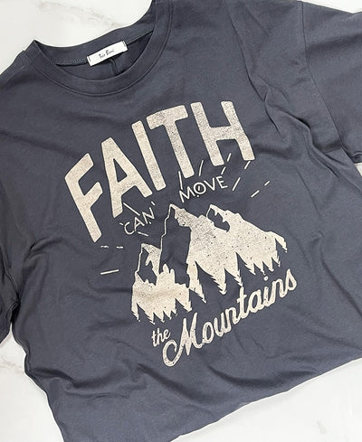faith can move the mountains t-shirt