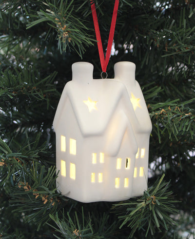 House Light Up Christmas Ornament